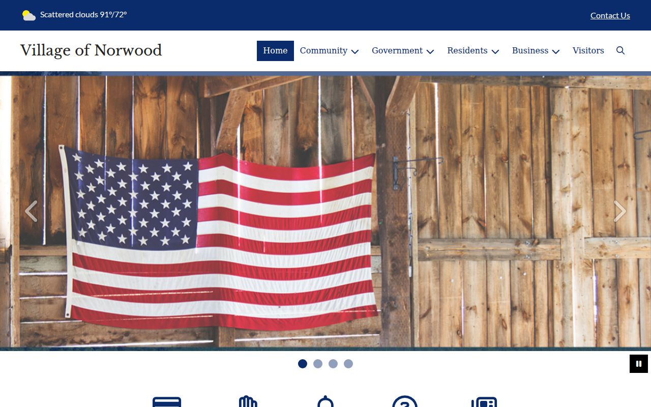 Norwood warrant records open request page